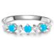 Glanzstücke München Ring Zilver 999 zilver Zirkonia Wit 17.25 mm / maat 54 voor Vrouwen