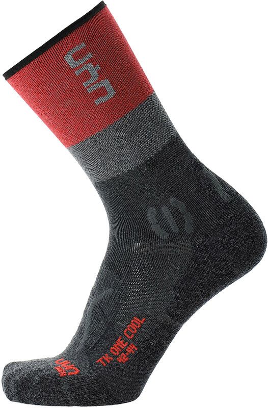 UYN Trekking One Cool Socks Women - Grijs/Rood