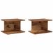 vidaXL Nachtkastje Oudhout 40 x 30 x 25 cm Bewerkt hout