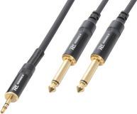 PD Connex Kabel 3.5 Stereo - 2x 6.3 Mono 3m