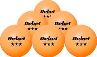 Rebel Active RBA-4009 Tafeltennisballen Set - 6 stuks - Oranje