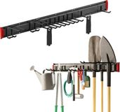 Maclean - Wandhouder - Wandrek voor gereedschap van staal, max. belasting 228 kg, breedte 1222 mm, MC-179
