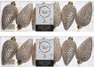 Decoris Kaemingk B.V. 12x Licht parel/champagne dennenappels kerstballen 8 cm
