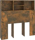 vidaXL Hoofdbordkast 100x19x103,5 cm gerookt eikenkleurig
