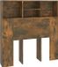 vidaXL Hoofdbordkast 100x19x103,5 cm gerookt eikenkleurig