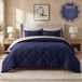 Sleep comfy Nova Bedtextile BV Sleep Comfy - Reverse Dekbed - 240x220 cm - Navy & Sand