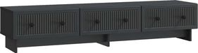 vidaXL TV-kast 147 x 34,5 x 30 cm Zwart Bewerkt hout