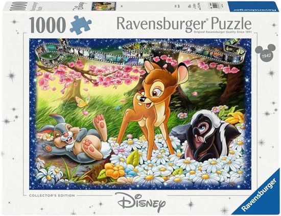 Ravensburger puzzel Disney Bambi - legpuzzel 1000 stukjes collector's edition