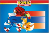 Globos Sonic the Hedgehog plastic tafelkleed 120x180 cm