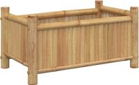 vidaXL Plantenbak Bamboe 50x30x25 cm