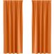 Rideaux occultants avec anneaux 2 pcs orange vif 260 x 140 cm