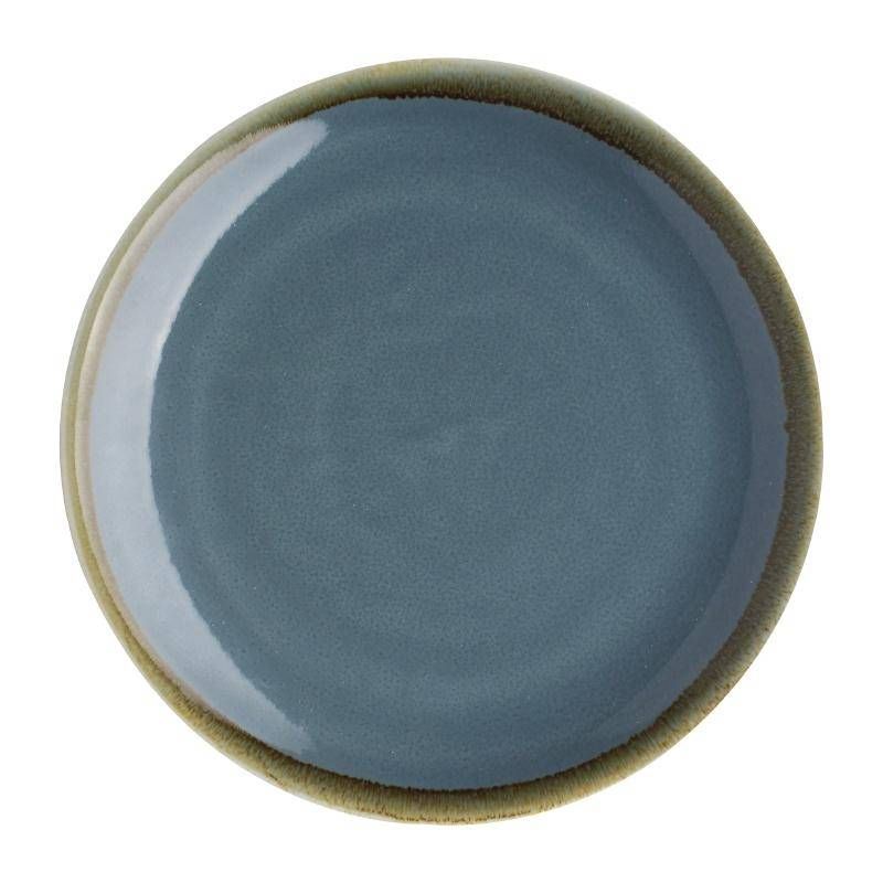 Olympia Kiln Coupe Bord Blauw Ã˜23cm Set van 6