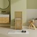 en.casa Panier à linge Jystiand bambou avec sac à linge 62x45x45 cm naturel 79 L