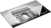 Chefcare Inductie Beschermer Arc de Triomphe Zwart Wit 90x55 cm