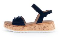 Gabor - Dames - Plateau Sandalen - Zwart - Maat 40
