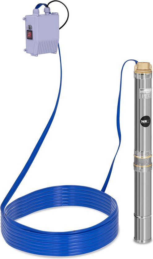 MSW Dompelpomp vuil water - 3.800 L/per uur - 250 W - RVS