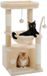 Unyqoos® Arbre à chat compact avec hamac et poteau griffoir en sisal