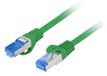 Lanberg PCF6A-10CC netwerkkabel Groen 0,5 m Cat6a S/FTP (S-STP) Rond