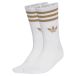 ADIDAS ORIGINALS Chaussettes '3-Stripes Crew 3 Pairs' caramel / Blanc
