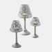 Loberon Windlichtje set van 3 Belori antiekgrijs