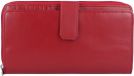 Esquire Nieuw Zijden Portemonnee Leder 19 cm - Dames - Horizontaal - rood