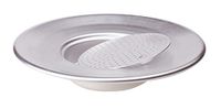 Pentole Agnelli Professionele Aluminium 3 Mm Strainer met Druppelschaal, Diameter 45 cm, Zilver, One Size