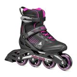 Rollerblade Zetrablade W Patins de fitness - Noir/Rose Cyclamen