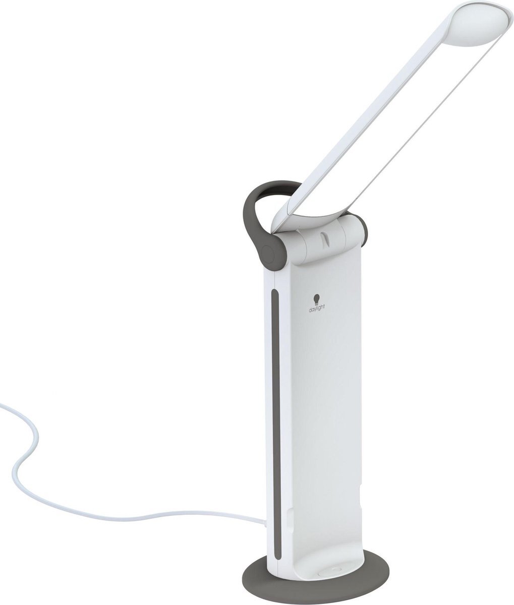 Daylight Twist 2 Bureaulamp dimbaar - Leeslamp met LED - Daglichtlamp - Dimbaar - Wit - Design