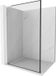 Mexen Kioto L paroi de douche Walk-in 60 x 200 cm, cadre noir, blanc