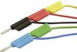 Voltcraft MS 4250S Meetsnoerenset Banaanstekker 4 mm Banaanstekker 4 mm 1.00 m Rood, Zwart, Blauw, Groen, Geel 1 stuk(s)