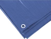 Benson Afdekzeil - 5 x 8 meter - blauw - dekzeil - polypropyleen grondzeil