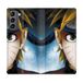 Beschermhoes Samsung Galaxy S21 Plus Beschermhoes, Leer, Motief: Manga Naruto, Wit