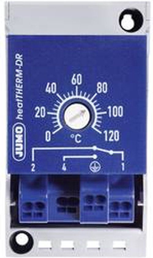 Jumo 603070/0002-7 Temperatuurbewaker 0 tot 120 °C Relais 16 A