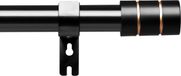 Shenzhen Haorui Industrial Technology Co., Ltd. Tringle à rideaux noir avec supports réglables - 1 pièce - 66-183 cm
