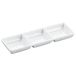 García de Pou 193.42 schaal voor 3 sauzen, 22,3 x 7,2 x 2,5 cm, 72-delige set, wit