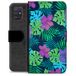 Samsung Étui Portefeuille Premium Galaxy A51 - Fleurs Tropicales