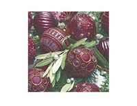SERV.LUNCH PURPLE BALLS 33 x 33 cm. -20u.-