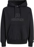 JACK & JONES Sweatshirt 'JORFrederiksberg' antraciet / zwart