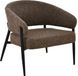 Goossens Fauteuil Sofi - Stof - Bruin