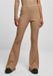 Urban Classics - Flared Rib Knit Legging - Vrouwen - 5XL - Beige