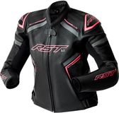 RST S1 D3o Geperforeerd Leren Jack Zwart 2XL Vrouw