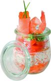 Merkloos Kruiken set van 12 - inmaakpotten - decoratief - 220 ml - tulpvorm