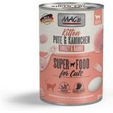 MAC's natvoer voor kittens Kalkoen en konijn 24x400 g