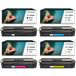 Samsung 4x Toner Pour Imprimante Samsung CLT-504S | Kit Cmyk CLT-K504S