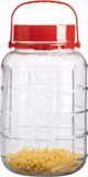 Urban Living Voedsel opslag container - glas - 10 liter - transparant