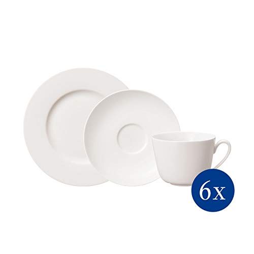 Villeroy & Boch Twist Koffieset - 6-Delig - Wit - Porselein