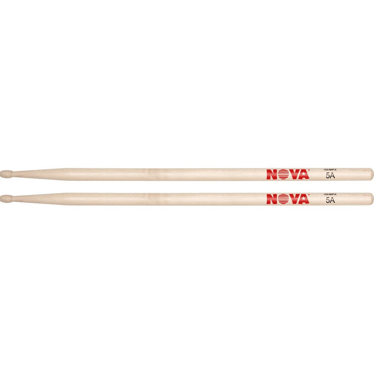 Vic Firth Nova NM5A 5A Drumsticks - Hickory - Wood Tip