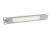 Equip 327533 Borstelpaneel 1U Licht Grijs Staal