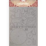 Stamperia Greyboard-Katten en Klok, Diverse, A4