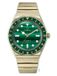 Timex Q Timex® Kwarts Analoog Horloge Groen Goudkleurig Dames